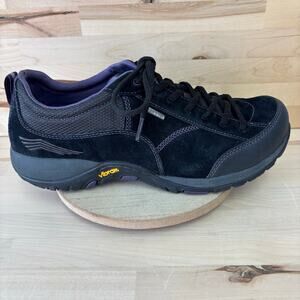 DANSKO Paisley Waterproof Suede Black Hiking Shoe Sz EU 40 US Women’s 9.5